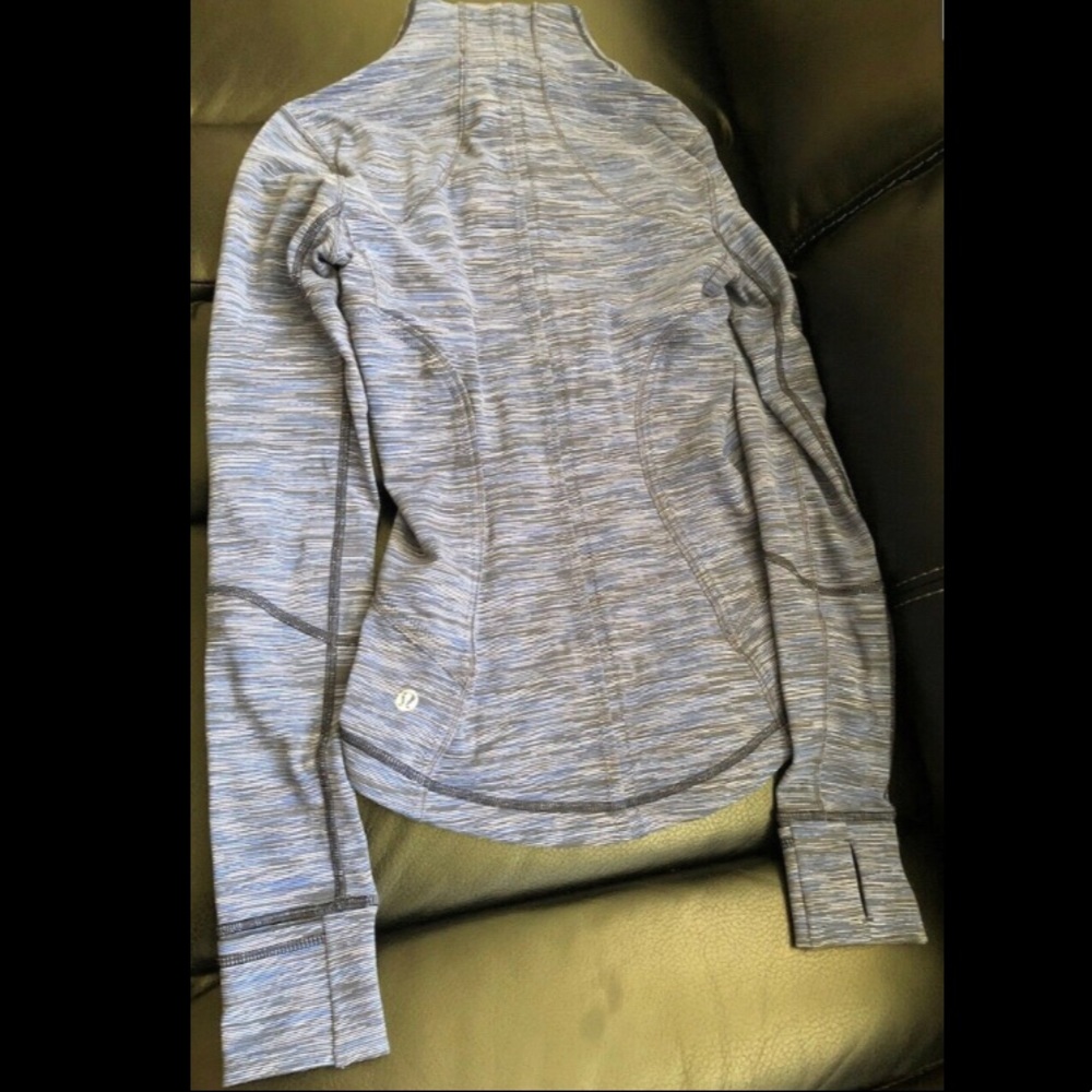 Lululemon Forme Define Jacket Space Stripe Cadet … - image 6
